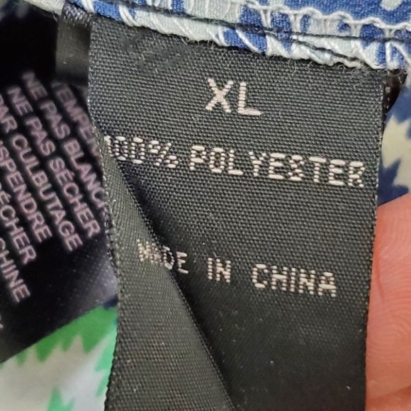 Baccini Lightweight Bomber Style Ikat Jacket Size XL - Picture 12 of 14